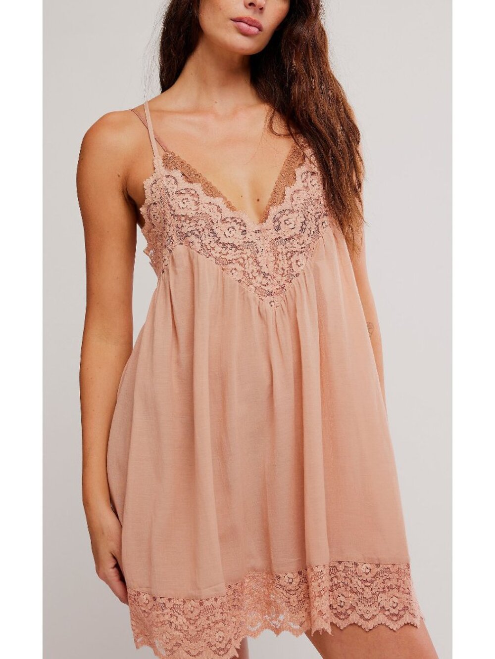 🆕 FREE PEOPLE Fiona Slip Dress / Blush Sand
